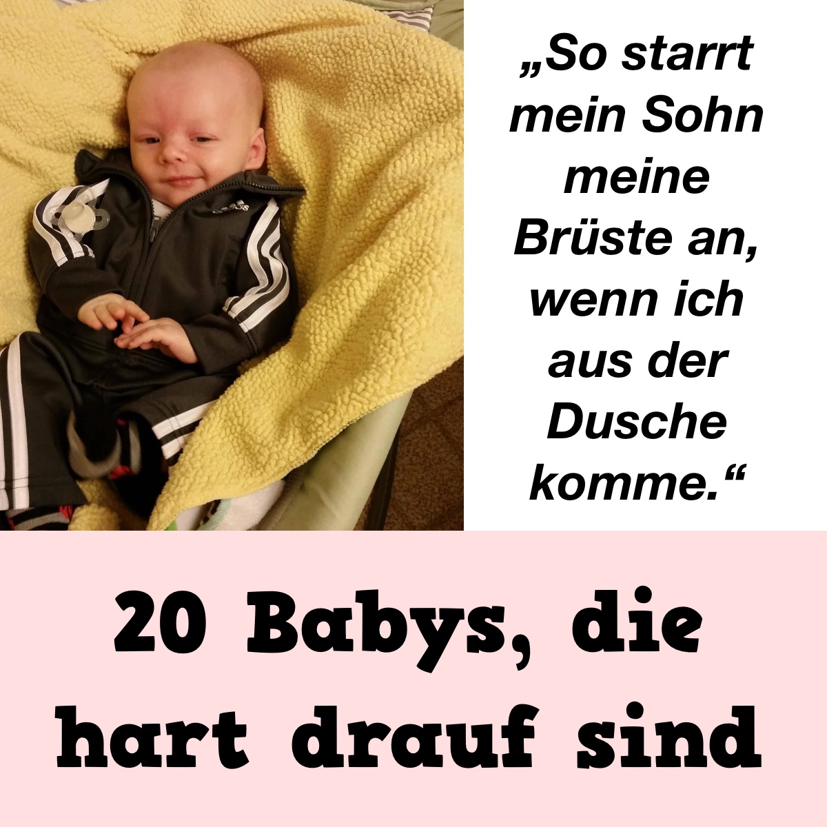 20 lustige Baby-Fotos: Mit diesen Babys ist nicht zu spaßen