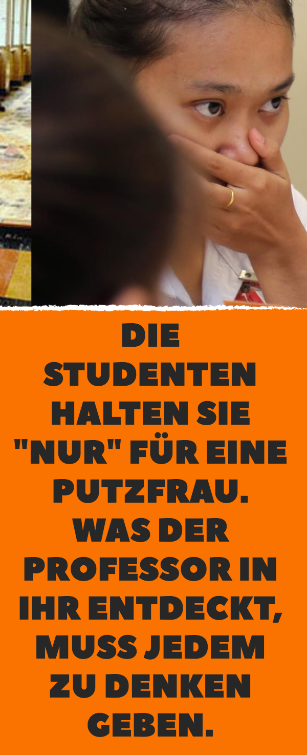 Die Studenten halten sie \