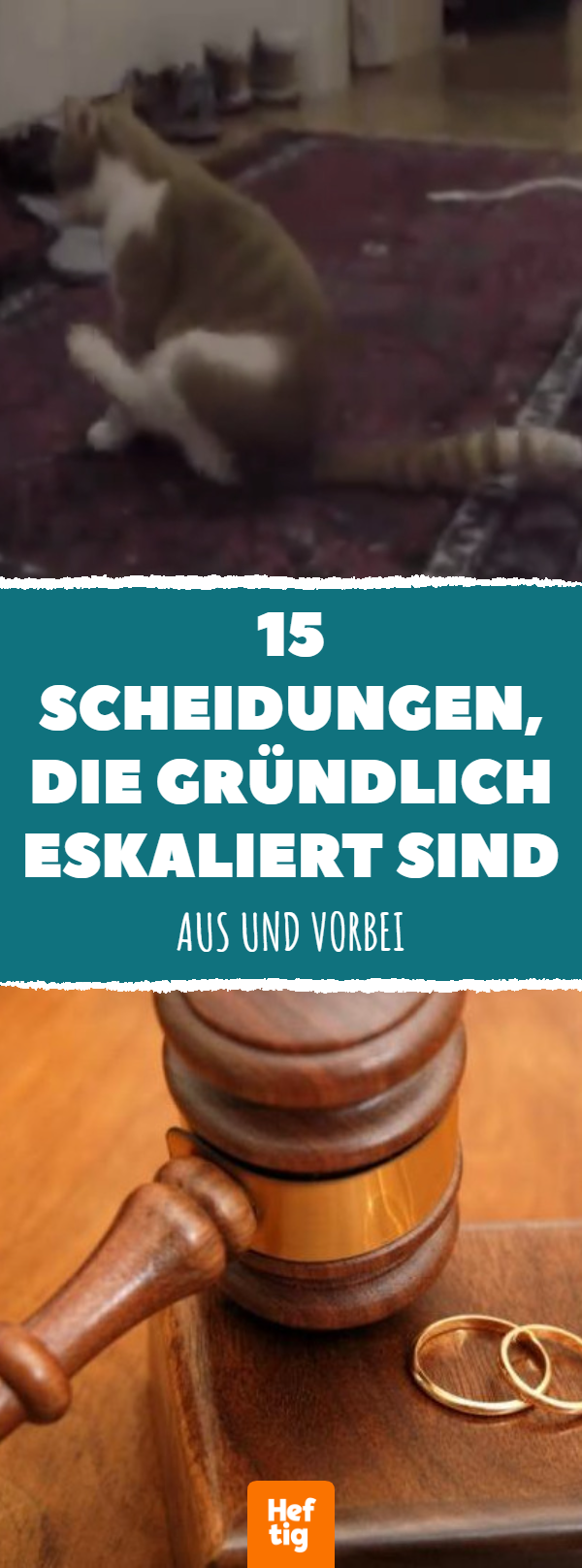 Scheidung: 15 verrückte Scheidungsgründe