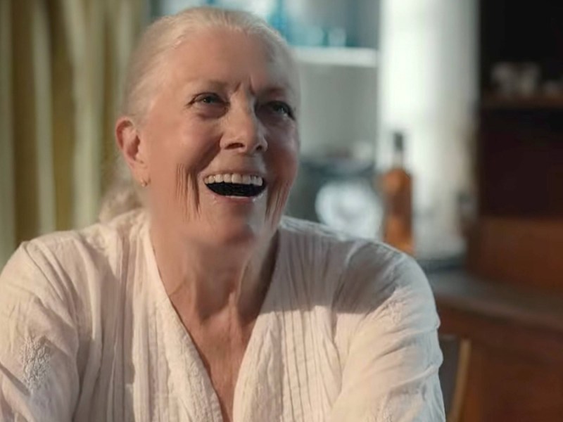 Ein Porträt der Schauspielerin Vanessa Redgrave in ihrem Zuhause.