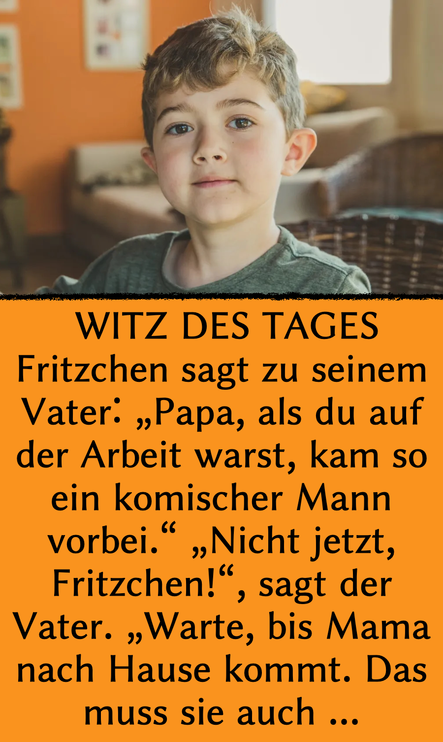 Witz des Tages: Sohn erwischt Mutter beim Fremdgehen