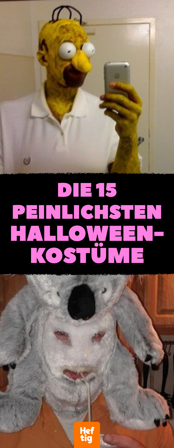 Halloween-Fails: Die peinlichsten 15 Halloween-Kostüme