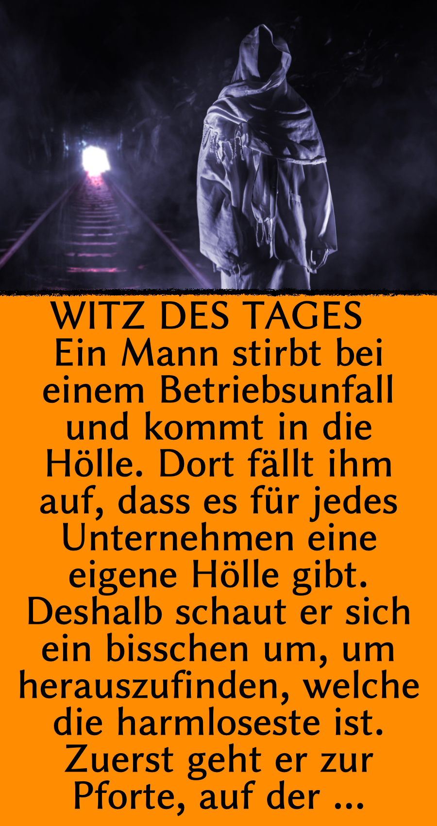 Witz des Tages: die Hölle der Deutschen Bahn