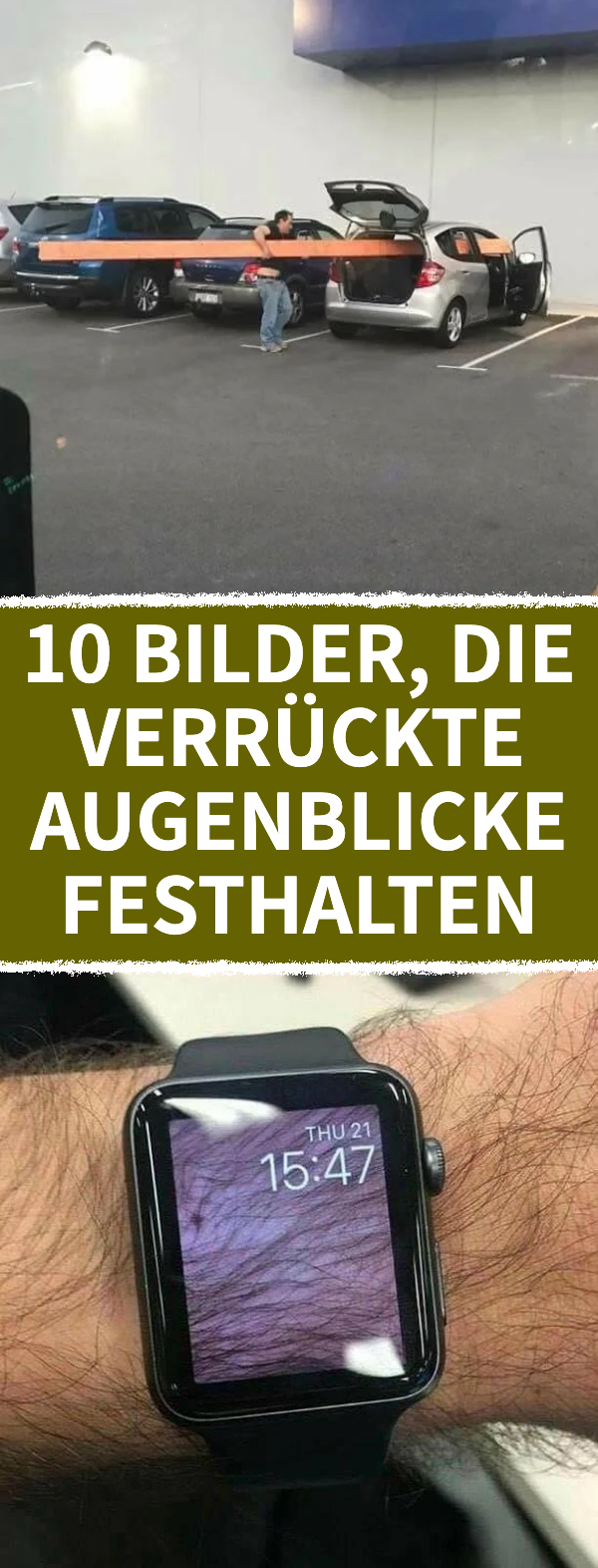 10 Bilder, die verrückte Augenblicke festhalten