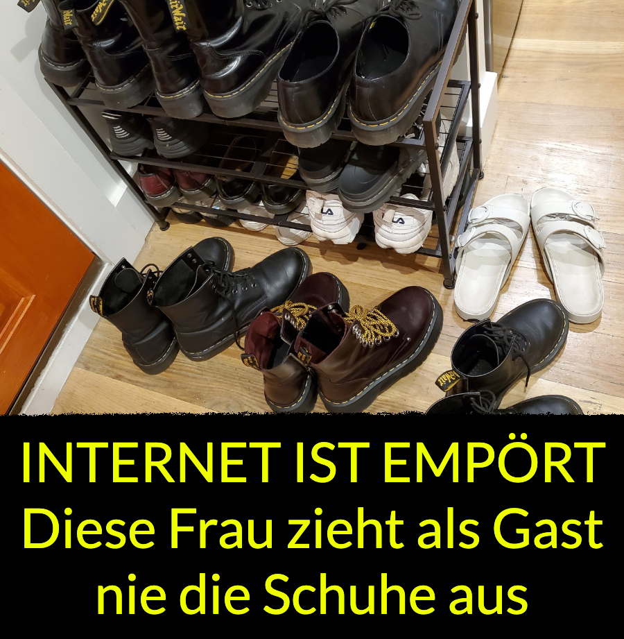 Internet ist empört: Diese Frau zieht als Gast nie die Schuhe aus